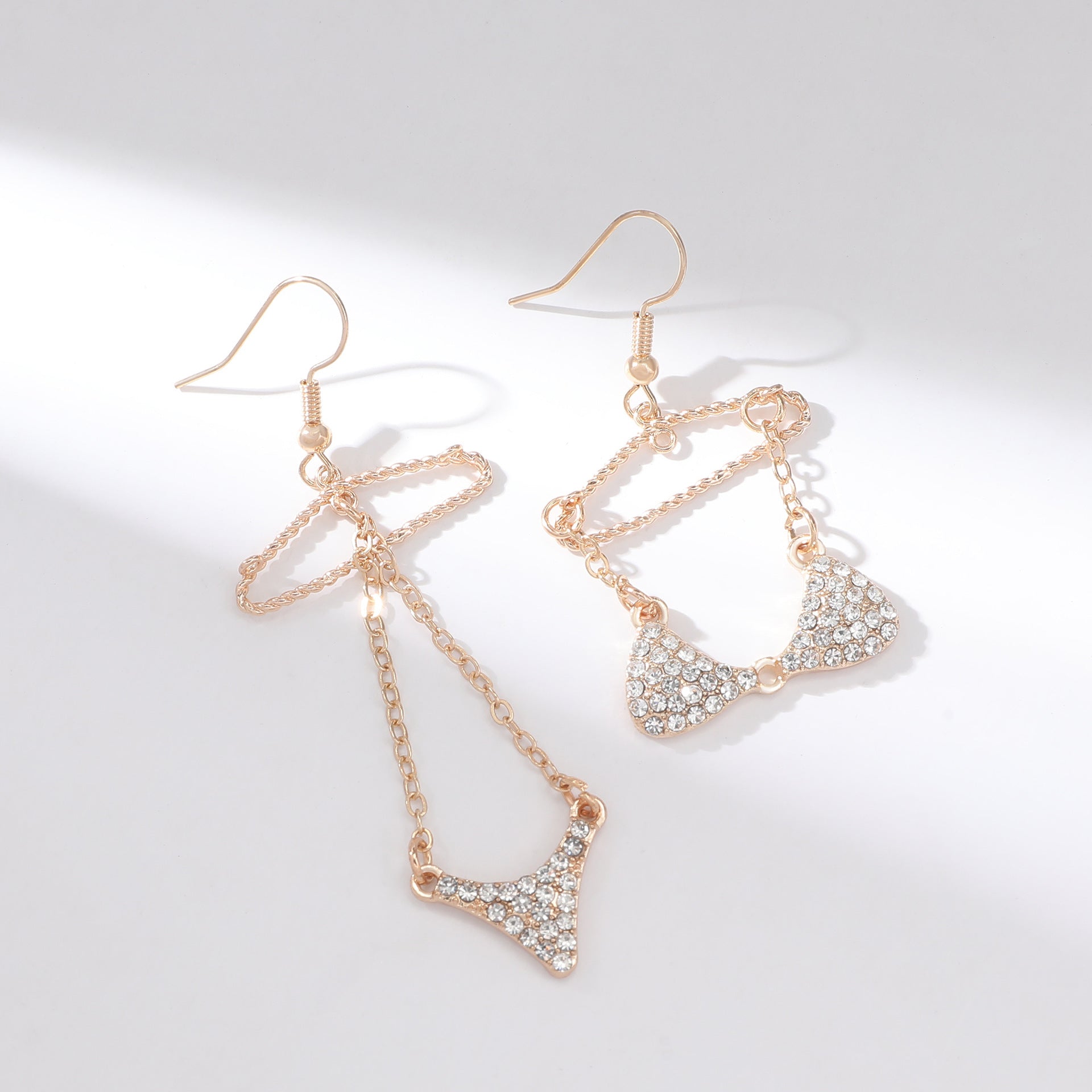 Wholesale Creative Zirconia Bikini Earrings